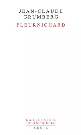 Couverture du produit · Pleurnichard