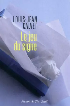 Couverture du produit · Le Jeu du signe