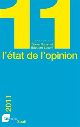 Couverture du produit · L'Etat de l'opinion (2011)