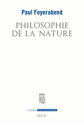 Couverture du produit · Philosophie de la nature