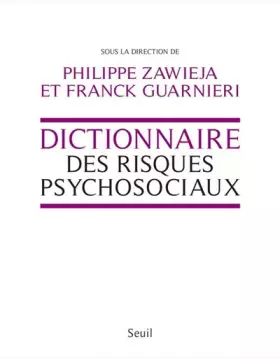 Couverture du produit · Dictionnaire des risques psychosociaux