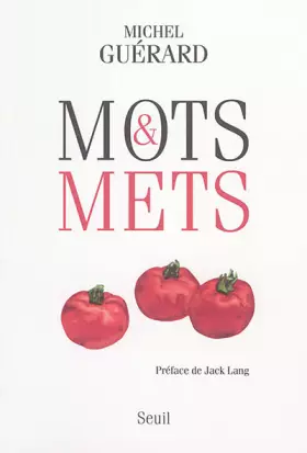 Couverture du produit · Mots & mets