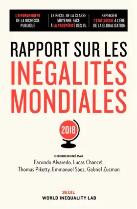 Couverture du produit · Rapport sur les inégalités mondiales - 2018