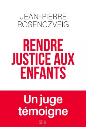 Couverture du produit · Rendre justice aux enfants