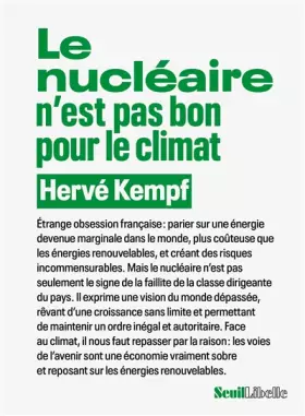 Couverture du produit · Le nucléaire n est pas bon pour le climat