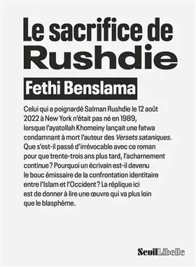 Couverture du produit · Le Sacrifice de Rushdie