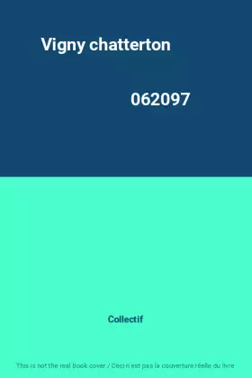 Couverture du produit · Vigny chatterton                                                                              062097