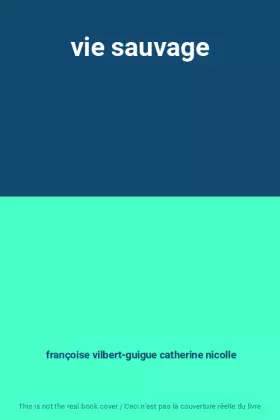 Couverture du produit · vie sauvage