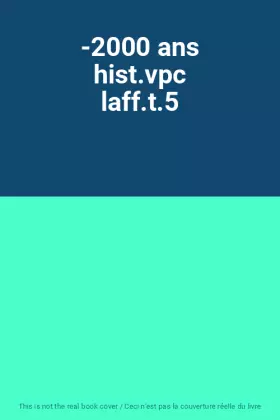 Couverture du produit · -2000 ans hist.vpc laff.t.5