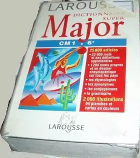 Couverture du produit · Dictionnaire super major