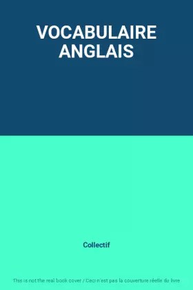 Couverture du produit · VOCABULAIRE ANGLAIS