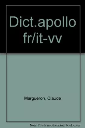 Couverture du produit · Dict.apollo fr/it-vv