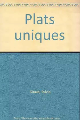 Couverture du produit · Plats uniques