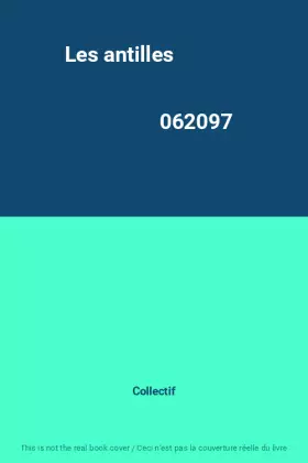 Couverture du produit · Les antilles                                                                                  062097