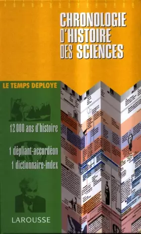 Couverture du produit · Chronologie d'histoire des sciences