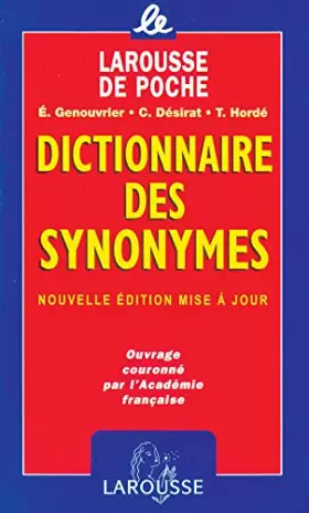 Couverture du produit · Dictionnaire des synonymes