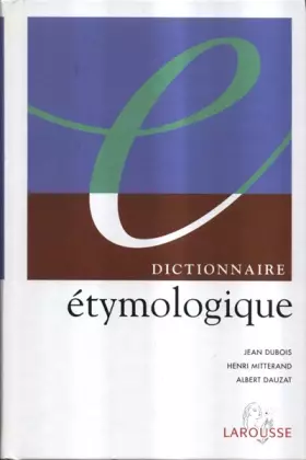 Couverture du produit · Dictionnaire étymologique