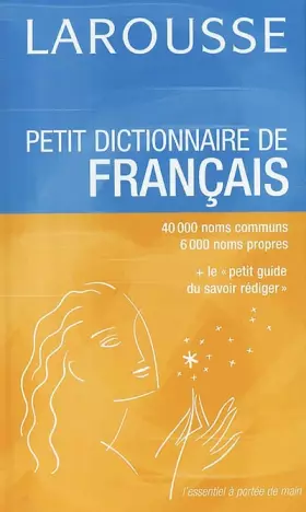 Couverture du produit · Petit dictionnaire de français