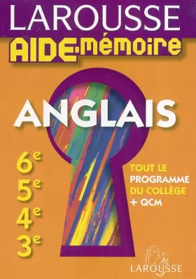 Couverture du produit · Anglais 6e, 5e, 4e, 3e: Tout le programme du collège