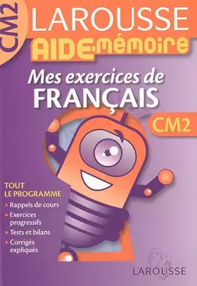 Couverture du produit · Mes exercices de français CM2