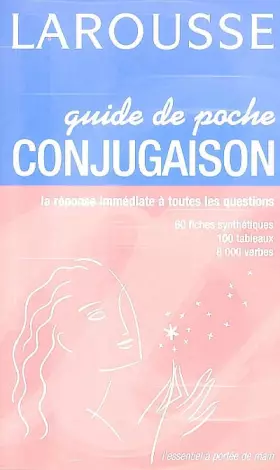 Couverture du produit · Guide de poche Conjugaison
