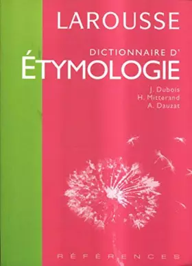 Couverture du produit · Dictionnaire d'étymologie