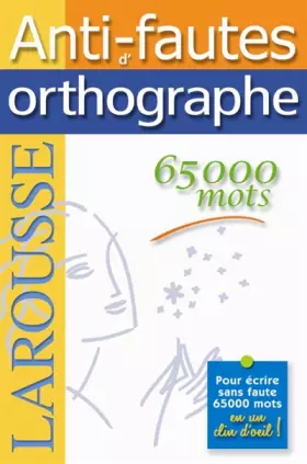 Couverture du produit · Anti-fautes d'orthographe