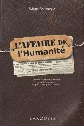 Couverture du produit · L'affaire de l'Humanité