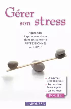Couverture du produit · Gérer son stress