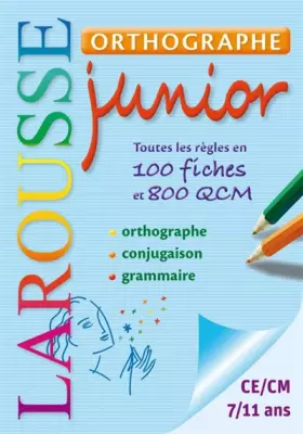 Couverture du produit · Orthographe Junior CE/CM- 7/11 Ans