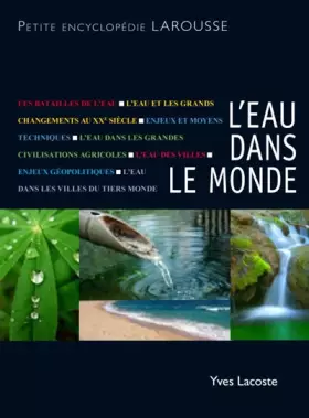 Couverture du produit · L'eau dans le monde