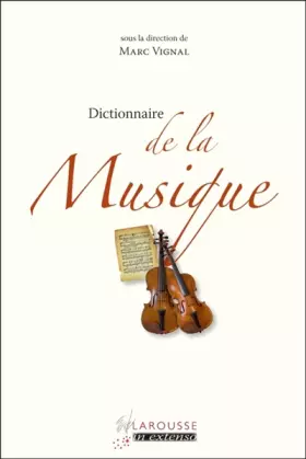 Couverture du produit · Dictionnaire de la musique