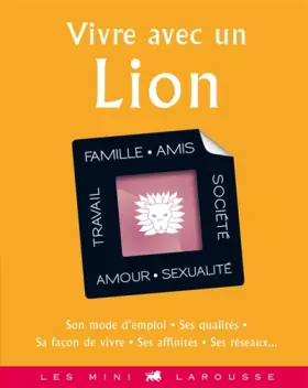 Couverture du produit · Vivre avec un Lion