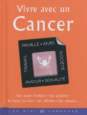 Couverture du produit · Vivre avec un Cancer