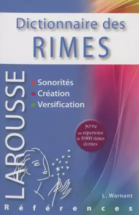 Couverture du produit · Dictionnaire des rimes