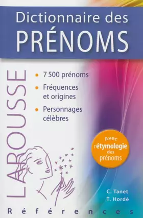 Couverture du produit · Dictionnaire des Prénoms