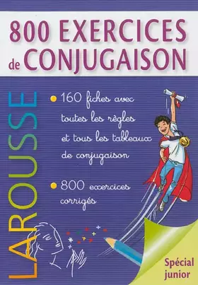 Couverture du produit · 800 exercices de conjugaison