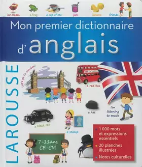 Couverture du produit · Mon premier dictionnaire d'anglais