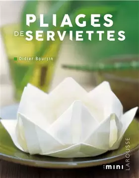 Couverture du produit · Pliages de serviettes