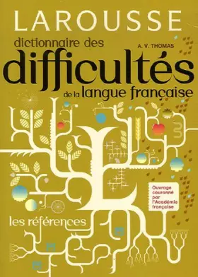 Couverture du produit · Dictionnaire des difficultés de la langue française