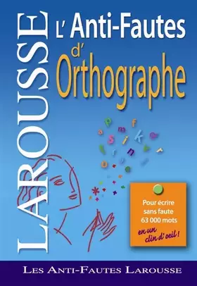 Couverture du produit · Anti-fautes d'orthographe
