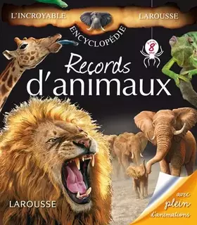 Couverture du produit · Records d'animaux