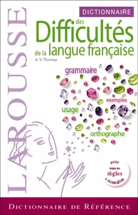 Couverture du produit · Dictionnaire des difficultés de la langue française