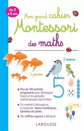 Couverture du produit · Mon grand cahier Montessori des maths