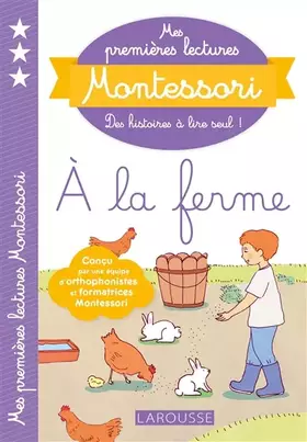 Couverture du produit · Mes premières lectures Montessori, à la ferme