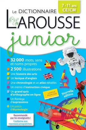 Couverture du produit · Larousse dictionnaire Junior 7/11 ans