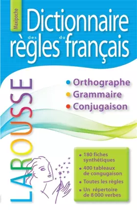 Couverture du produit · Dictionnaire des règles du français