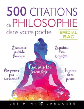 Couverture du produit · 500 citations de philo dans votre poche