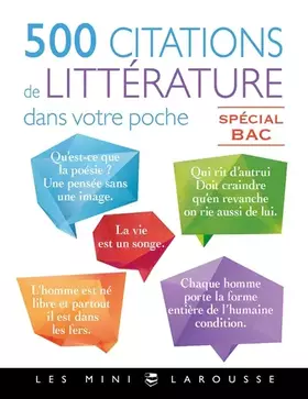 Couverture du produit · 500 citations de français dans votre poche