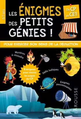 Couverture du produit · Les énigmes des petits génies CP-CE1
